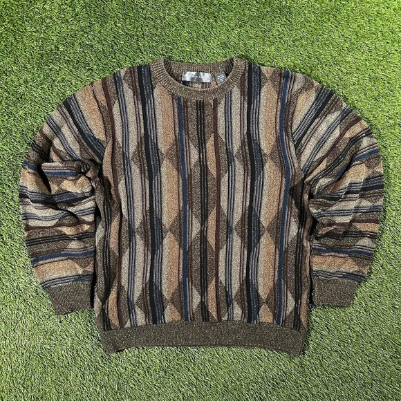 Vintage Coogi Style Knitted Sweater - Picture 1 of 4